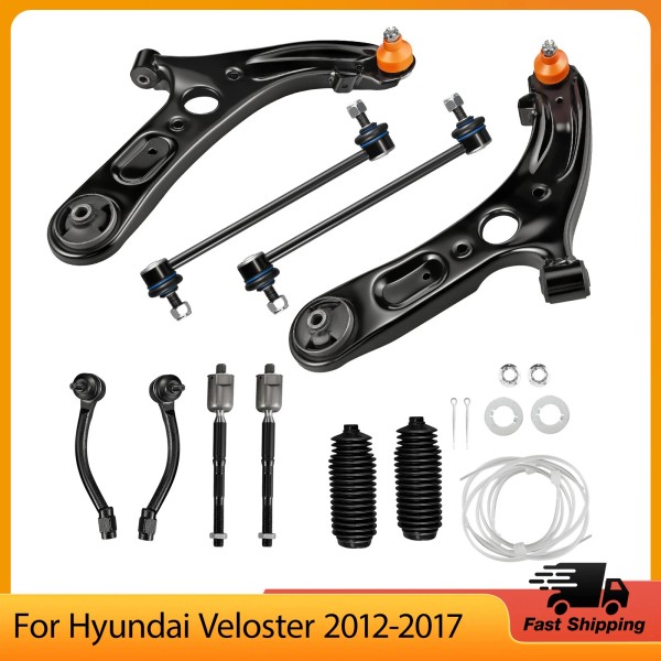 Unbranded For 2012-17 Hyundai Veloster Front Lower Control Arms Tierods