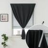 Adhesive Blackout Curtains- Self Stick Shades Window Blinds Curtains No