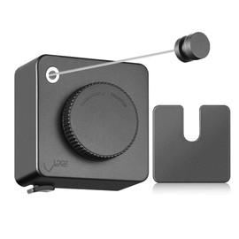 Retractable Clothesline Indoor Invisible Clothesline Hole-Free Retractable Stainless Steel Line Wire Rope Balcony Laundry Wall-Mounted Clothes Drying Line Rope 16.7FT Long