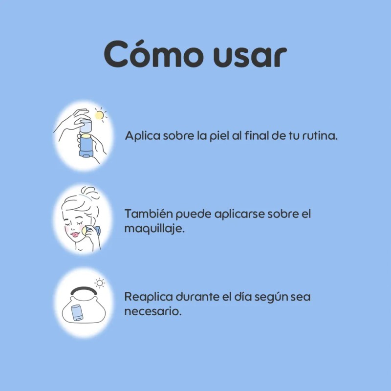 Kiero Airy Sun Stick Spf 50 Protector Solar En Barra