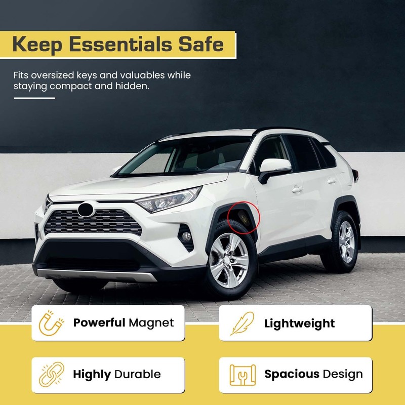 Magnetic Hide a Key Box – Strong Magnet Holder for