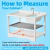 Under Sink Mat - 22" x 22" Waterproof Liner for