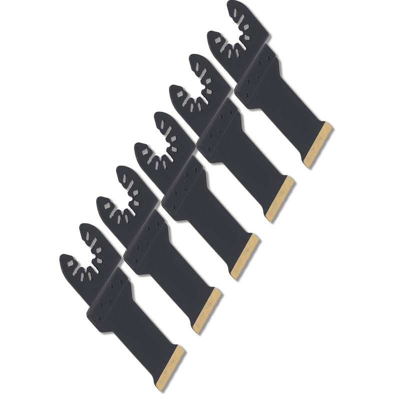 5Pcs Oscillating Tool Saw Blade Multifunctional Professional Titanium Plated Multitool