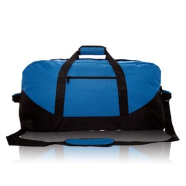 DALIX Big Adventure Large Gym Sports Duffle Bag in Royal Blue-25 inches x 12 inches x 12 inches