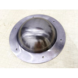 Medieval Shield Boss Umbo Small for Viking Buckler Shields Handforged Handmade Combat Umbo Mount Polished Armour 14 Gauge for Round Shield Silver Shield Boss Armor (7.5 Inch)