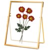 Glass Pressed Flower Frame Handmade, Floating Picture Frames for Pressed