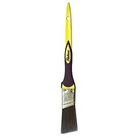Richard 80839 Angled Paint Brush, 1 in, Polyester SRT, Stainless Steel, Ergonomic, Soft Grip, 1"
