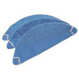 vhbw 3-Piece Replacement Cloth Set for Ecovacs 220-6225-0068, D-CC03-2020 for Mop Robots, Cleaning Robots, 3x Microfibre Cloths
