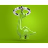O meta[l]morphose METALMORPHOSE MTM155-01 Green Dinosaur Keyring, Green, One Size,