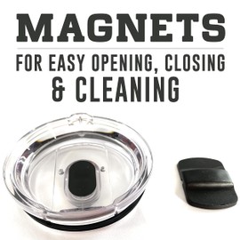 Enthusiast Gear 20 oz Tumbler with Magnetic Slider Lid, Stainless Steel, Vacuum Insulated for Hot and Cold Drinks (Blue, 20 oz)