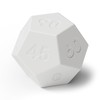 mooas Dodecagon Time Ball Rechargeable Mini Timer (White), 11 Preset