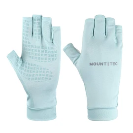 Mount Tec Guantes de ciclismo unisex sin dedos, guantes de protección UV para deportes al aire libre, conducción, senderismo, carreras, escalada (azul, XS)