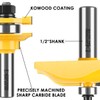 KOWOOD Ogee 3 Bit Raised Panel Cabinet Door Router Bit
