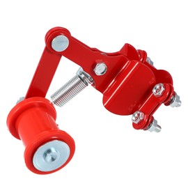 X AUTOHAUX Universal Motorcycle Chain Tensioner Adjuster Accessories Red