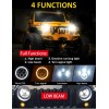 us- 2pcs Fit Mack R Series 7'' Inch Round LED