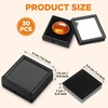 30 Pcs Gemstone Display Box Jewelry Box Container with Clear