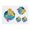 4 x 'Mermaid Queen' Temporary Tattoos - Water Resistant, Skin-Safe,