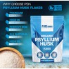 Organic Psyllium Husk Whole 500g - 99% Purity Husks Flakes