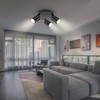 Dehobo Ceiling Spotlight Indoor in Matt Black - 3 Adjustable