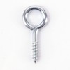 Large Screw in Eye Bolt Hooks 75mm Zinc Plated Eye
