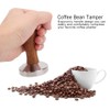 58mm Stainless Steel Coffee Tamper Wooden Handle Powder Pressing Tool