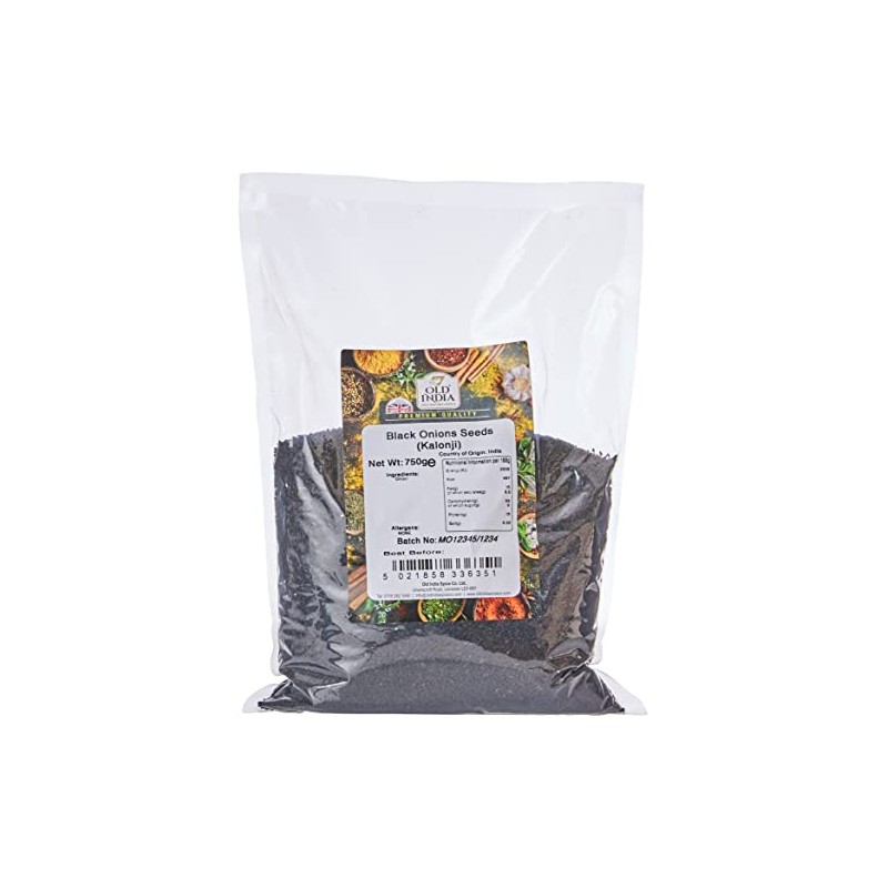 Old India Black Onions Seeds (Kalonji) 750 g