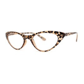SA106 Classic Iconic Fashionable Cat Eye Snug Reading Glasses Tortoise +1.75