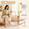 Zgrao Workstand with Side Clamp, Adjustable Cross Stitch Floor Stand,