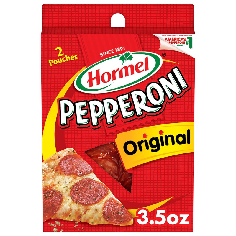 Hormel Original Pepperoni Slices, 3.5 oz. (Pack of 10)