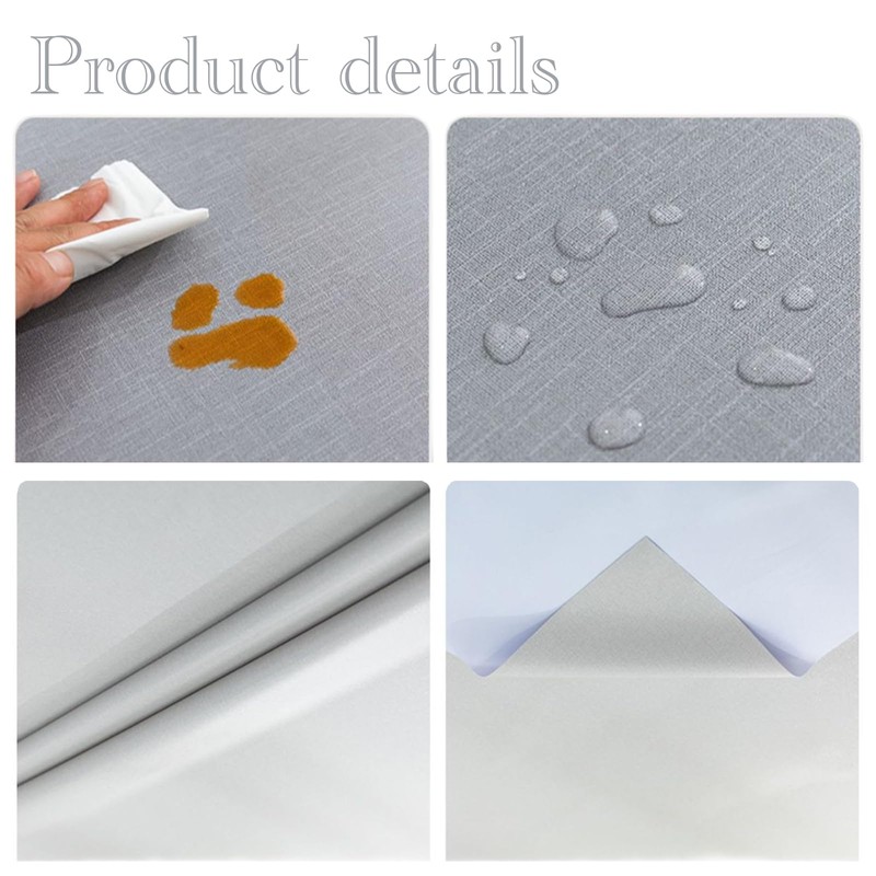 140*140cm Light Blue Vinyl Tablecloths Square PVC Table Cloth Wipe