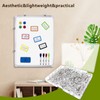 100 Clear Drawing Pins - Push Pins with Storage Box