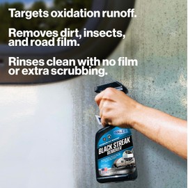 Walex Premium RV/Marine Black Streak Remover - Powerful Exterior Cleaner for RVs, Campers, and Boats, Restores Original Shine, Removes Tough Stains & Scuff Marks, Easy Application, 64 oz