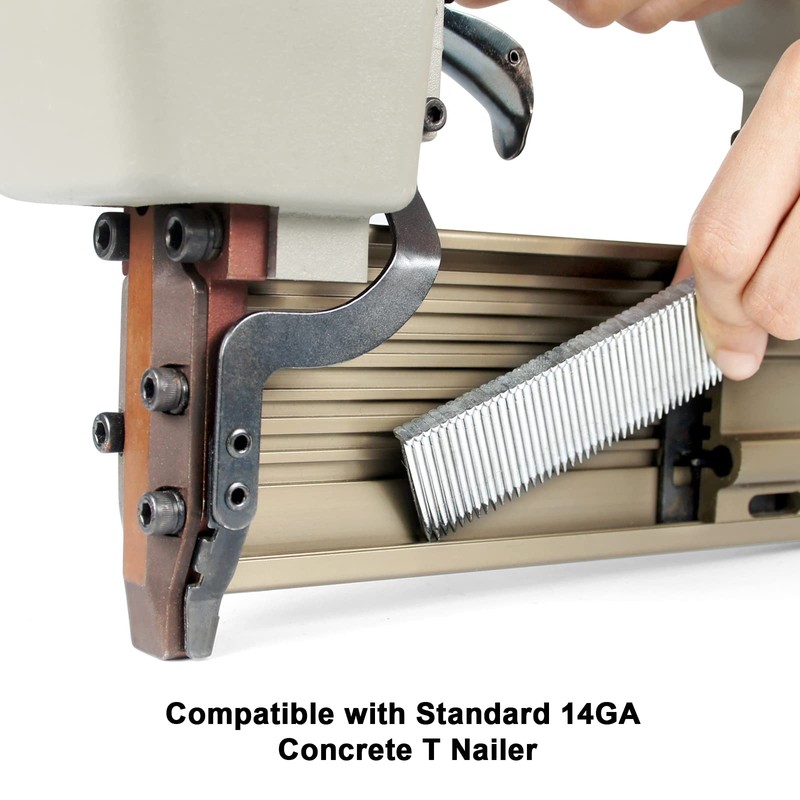 KIMSING ST32 Concrete T-Nails, 14 Gauge 32 mm Length, 800PCS/Box,
