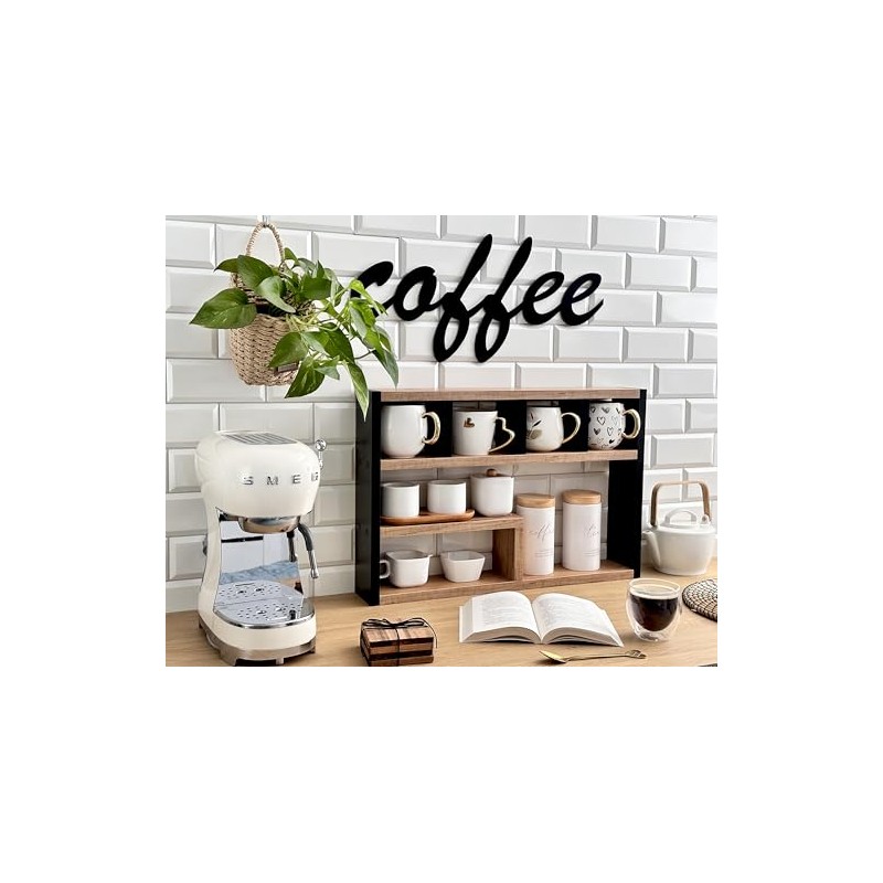 Spice Rack for Kitchen - Stand for Spices & Cups