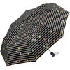 Umbrella Bikini Dots & Stripes Black, Pocket umbrella open automatically