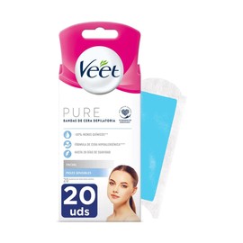 Bandas de Cera Depilatorias Facial Pure Game Sensitive 20 u