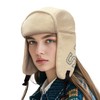 Clakllie Polar Fleece Trapper Hat Winter Trooper Hats for Ski