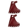 Sosoport 2pcs Cattlehide Hatchet Cover Protective Case for Camping Axe