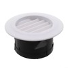 Right Exhaust Round Air Vent Grille for Office/Bathroom, Round Air
