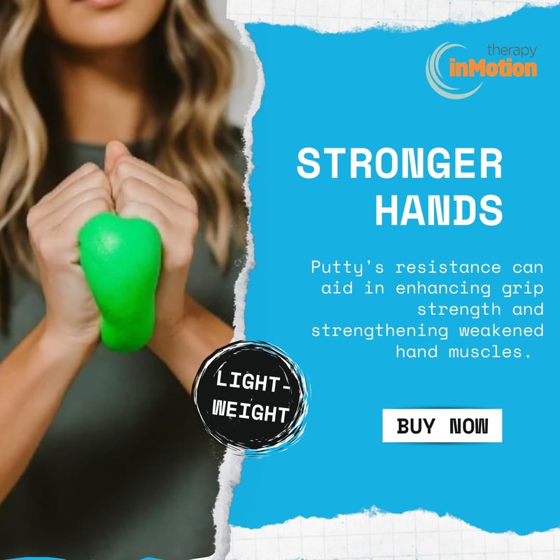Therapy in Motion Hand Therapy Exercise Putty - Colour-Coded for