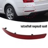 Keenso Rear Bumper Reflector Clear Visibility Rounded Edges Shockproof Replacement