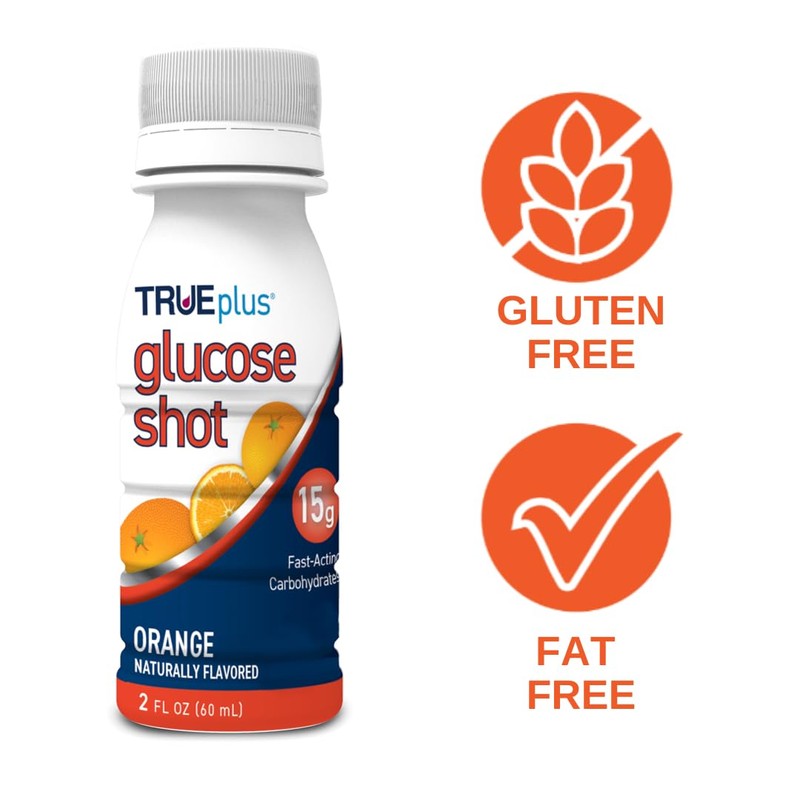 TRUEplus Glucose Shots 24 Bottles - Orange