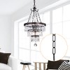 Mr.Color Black Metal Chandelier - Heavy Duty, 6 Feet Chain