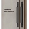 Qrity 10 x European Aluminium Alloy Kitchen Cabinet Pulls Wardrobe