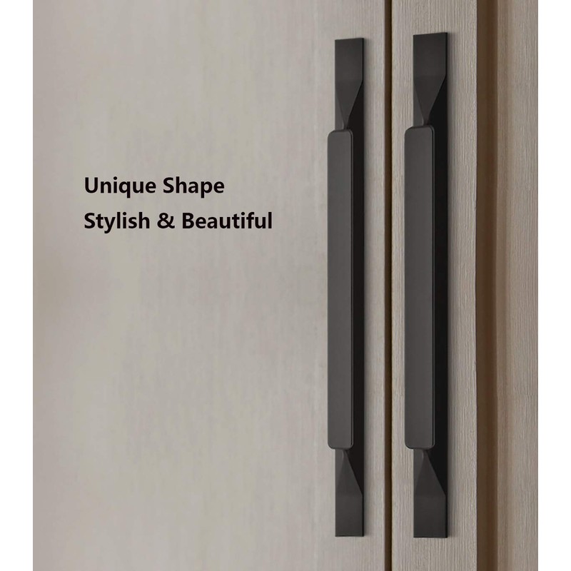 Qrity 10 x European Aluminium Alloy Kitchen Cabinet Pulls Wardrobe