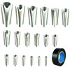 Upgrade Stainless Steel Caulk Finisher Kit Caulking Nozzles Tips Caulk