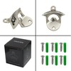 HAIICEN Cheers Bottle Opener Wall Mounted, Stainless Post Mounted Bottle