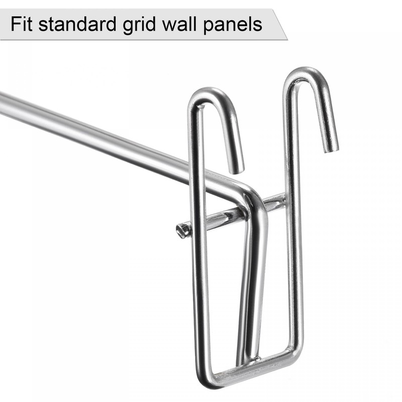 sourcing map Grid Wall Display Hooks Store Garage Storage Wall