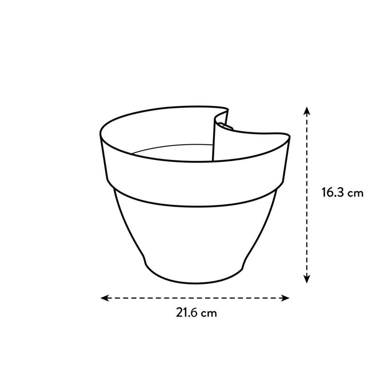 elho Vibia Campana Downpipe Planter 40 - Flower Pot for