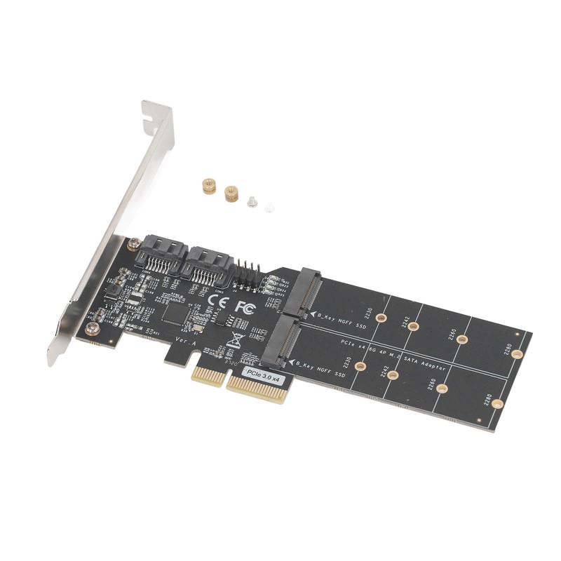 PCIE 3.0 to SATA 3 M.2 Adapter Card High Speed